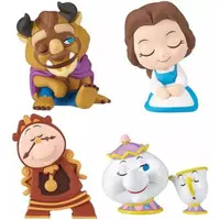 Trading Figure - Beauty and The Beast / Belle (Beauty and the Beast) & Chip & Cogsworth