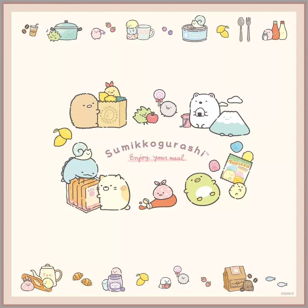 Cloth Napkins - Sumikko Gurashi
