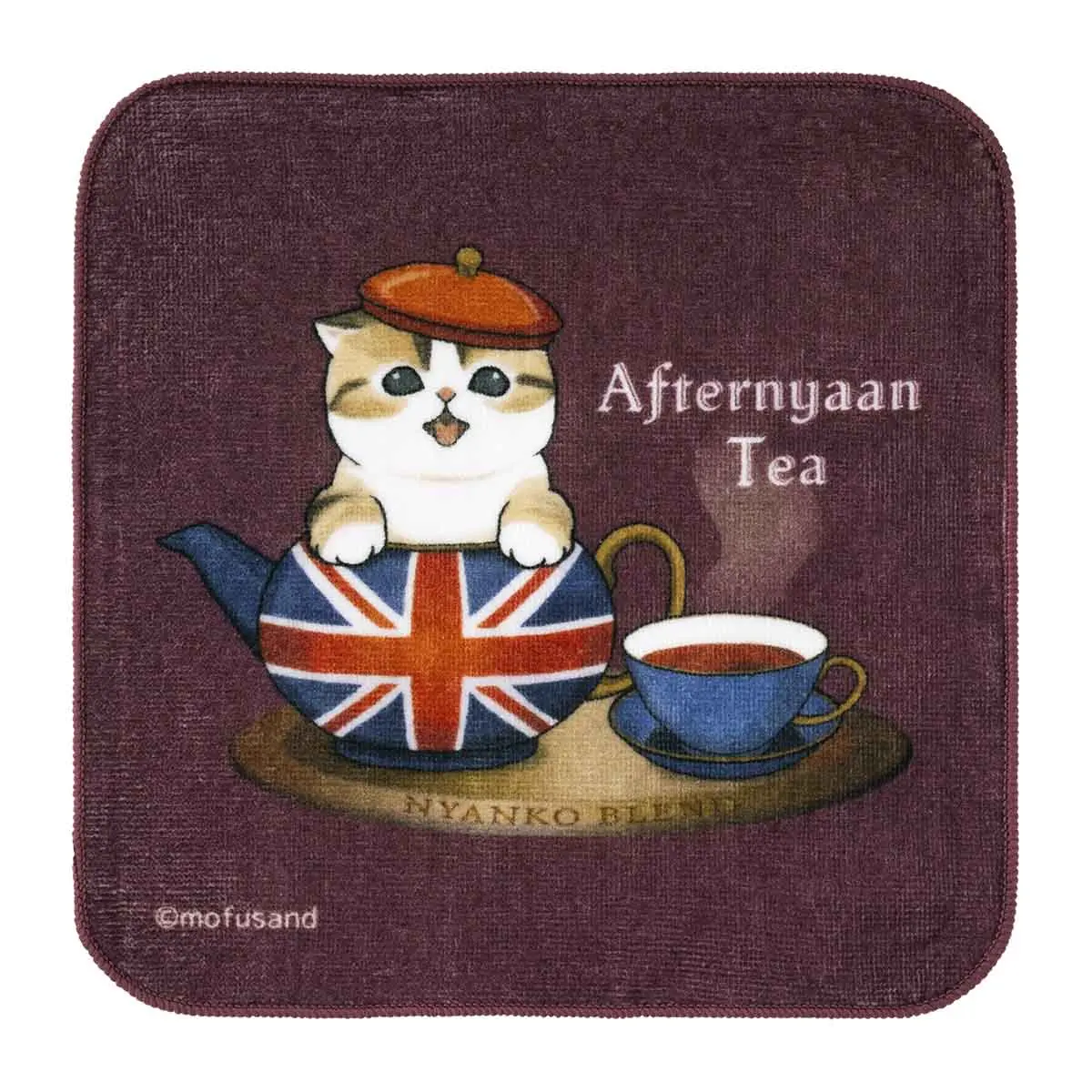 mofusand mofumofu Journey hand towel (Afternoon Tea Meow)