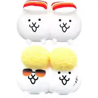 Plush - Nyanko Daisensou / Sushi Cat & Fried Shrimp Cat
