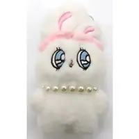 Key Chain - Plush - Necklace - Plush Key Chain - Esther Bunny
