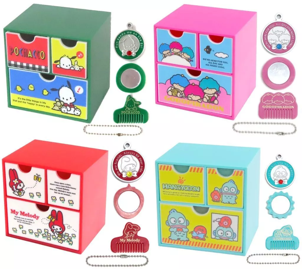 Trading Figure - Case - Sanrio characters / My Melody & GOROPIKADON & Pochacco & Hangyodon