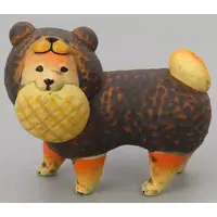 Trading Figure - Wood Carved Otsukai Shiba Inu