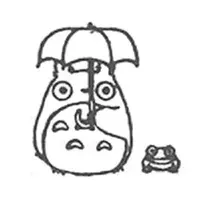 Stamp - My Neighbor Totoro / Big Totoro