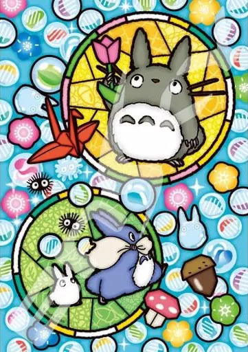Jigsaw puzzle - My Neighbor Totoro / Susuwatari (All Blacky) & Big Totoro & Mid Totoro & Mini Totoro