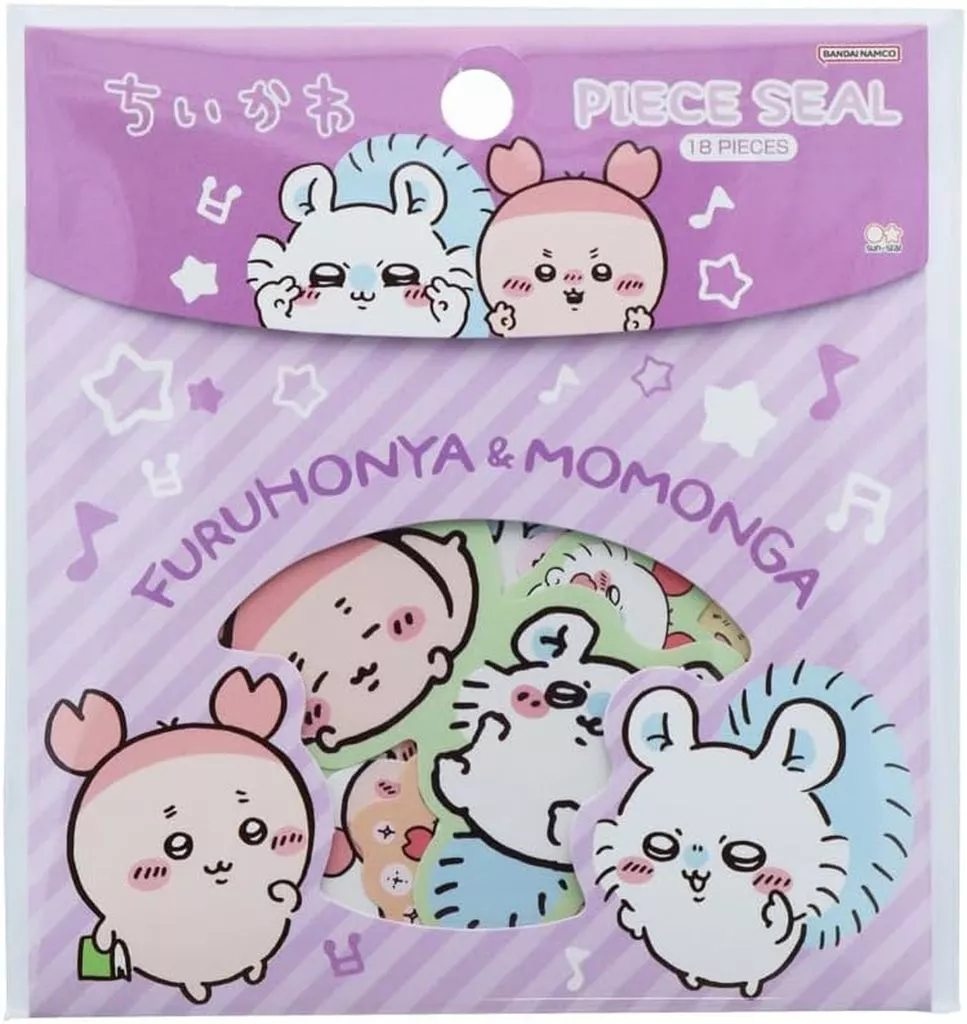 Stickers - Chiikawa / Momonga & Used Bookstore (Kani-chan)