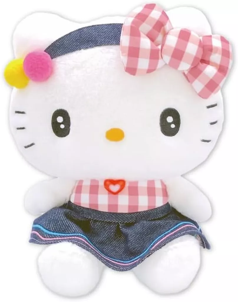 Gingham Denim Plush - Sanrio characters / Hello Kitty