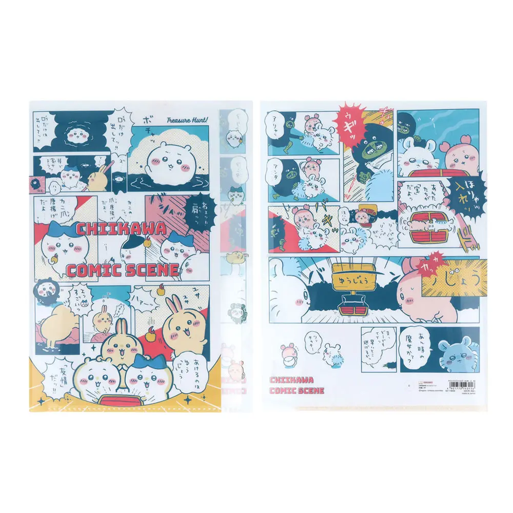 Stationery - Plastic Folder (Clear File) - Chiikawa