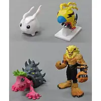 Mascot - Trading Figure - Digimon / Shellmon & Leomon
