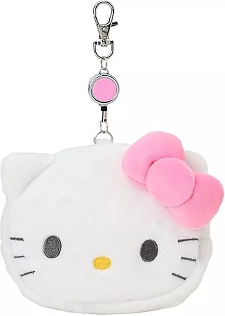 Plush - Pouch - Commuter pass case - Sanrio characters / Hello Kitty