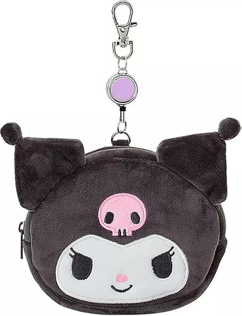 Plush - Pouch - Commuter pass case - Sanrio characters / Kuromi