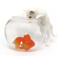 Trading Figure - Cat and Goldfish