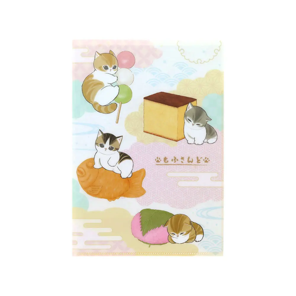 mofusand A5W Clear File (Wagashi)