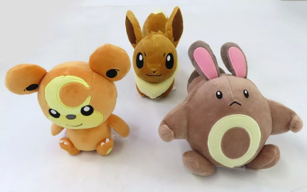 Plush - Pokémon / Eevee & Teddiursa & Sentret