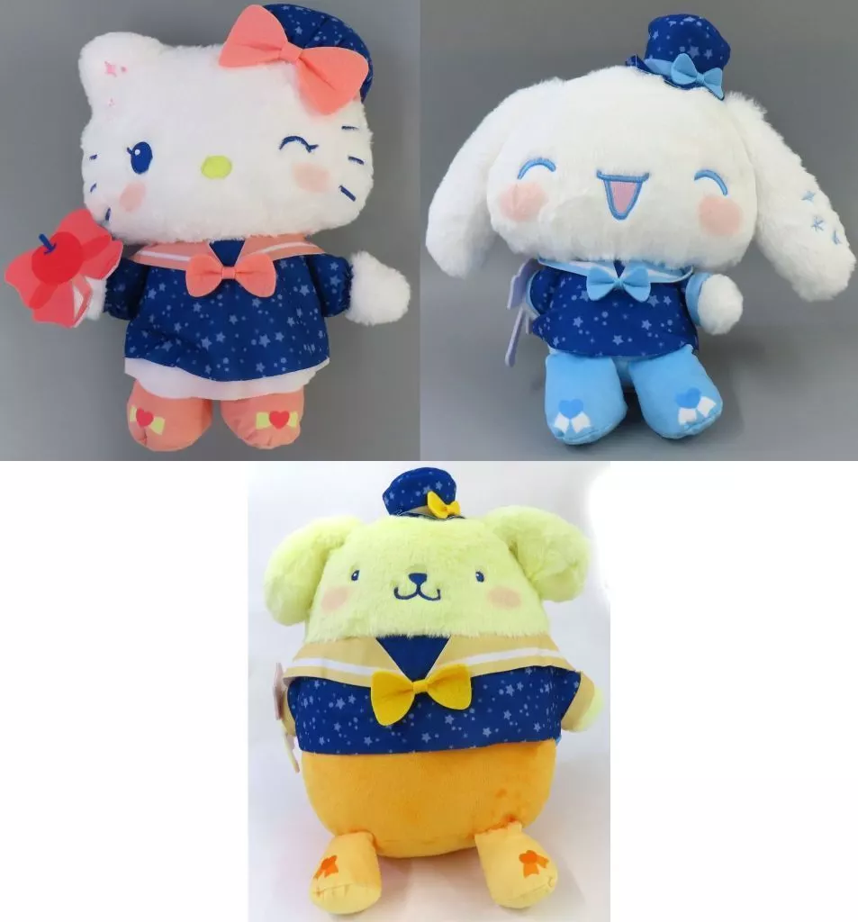 Plush - Sanrio characters / Hello Kitty & Pom Pom Purin & Cinnamoroll