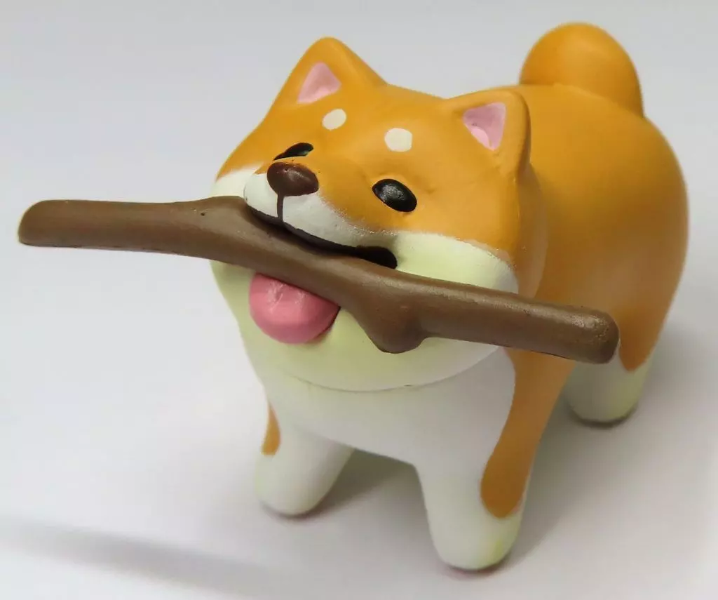 Trading Figure - Dog that got a nice looking tree branch