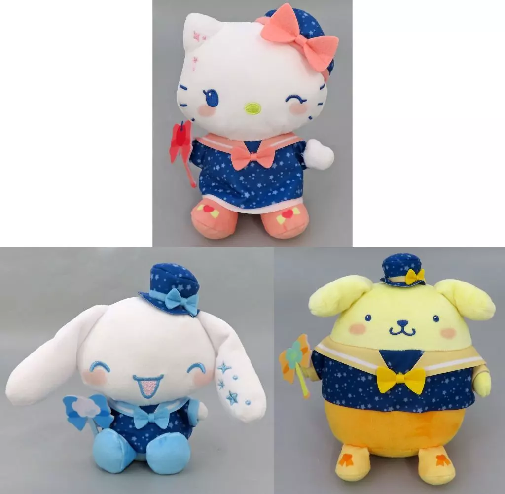 Plush - Sanrio characters / Hello Kitty & Pom Pom Purin & Cinnamoroll