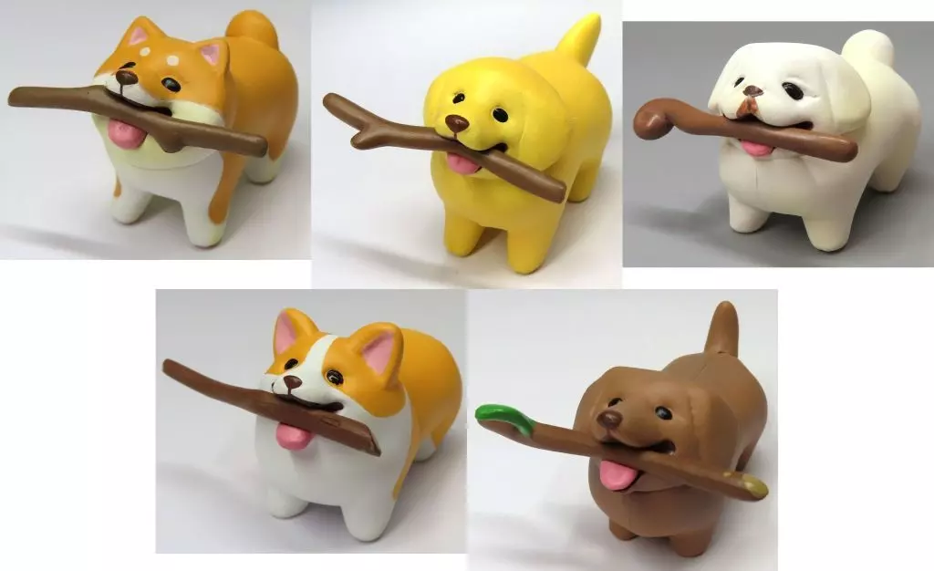 Trading Figure - Dog that got a nice looking tree branch