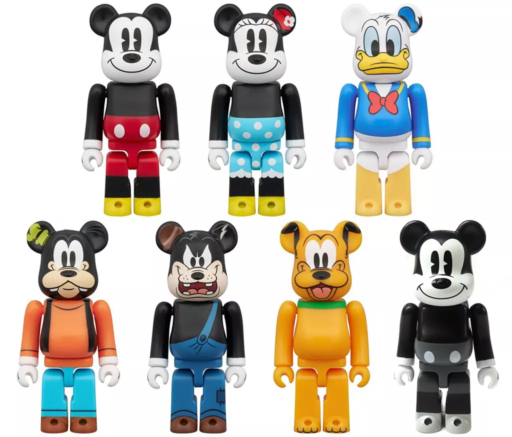 Trading Figure - BE＠RBRICK / Minnie Mouse & Mickey Mouse & Pluto