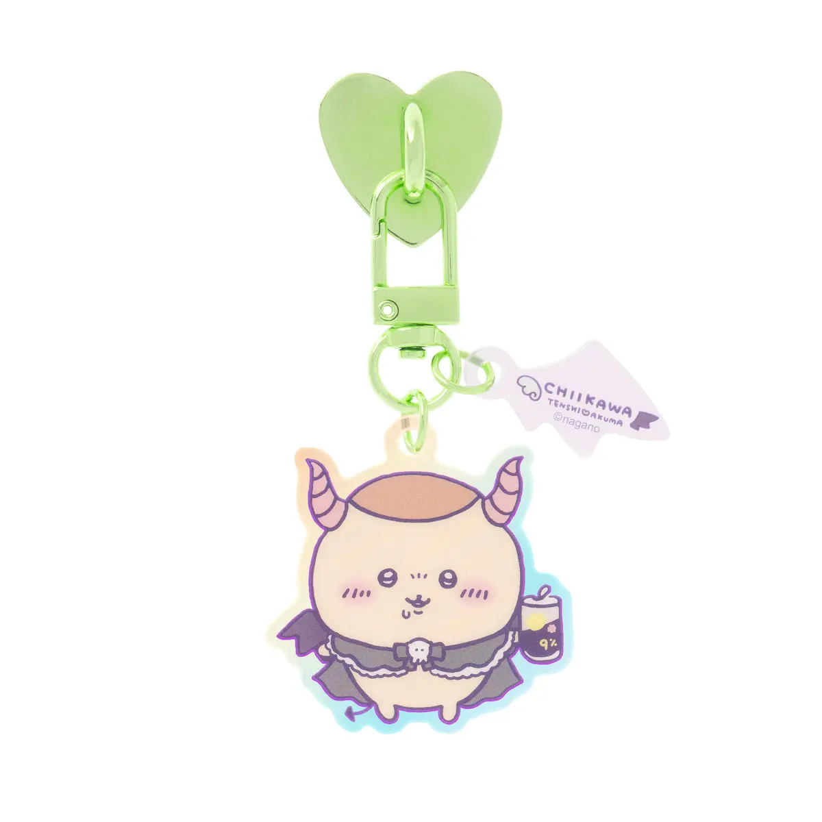 Chiikawa Angel & Demon Keyring Charm Keyholder (Demon Kurimanju)