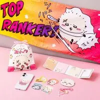 Chiikawa Stickers Just right for Smartphone - Chiikawa / Rakko