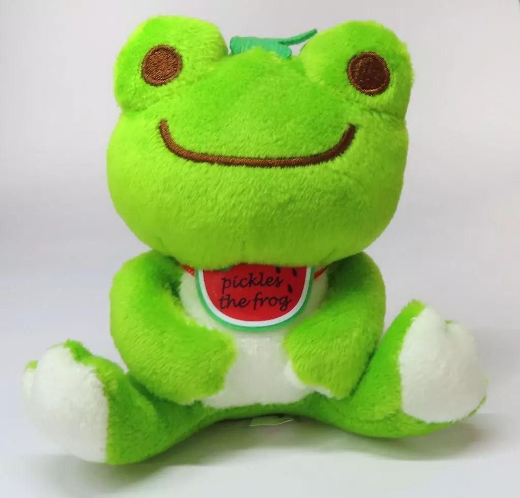Plush - pickles the frog