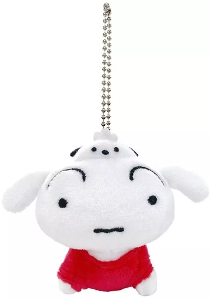 Key Chain - Plush - Plush Key Chain - Crayon Shin-chan / Pochacco & Shiro