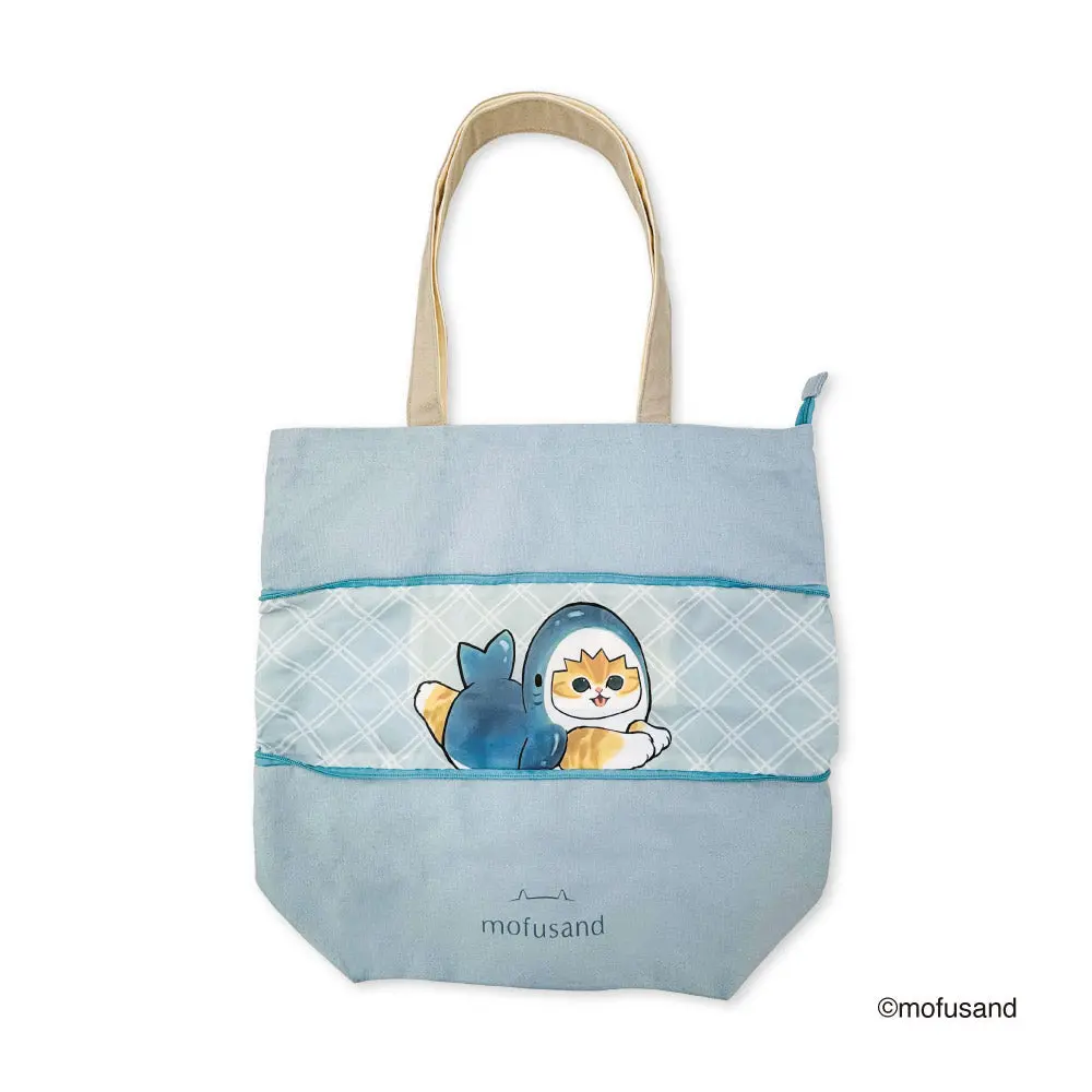 Umi no Ikimono Nyan - Expandable Tote Bag - mofusand / Samenyan