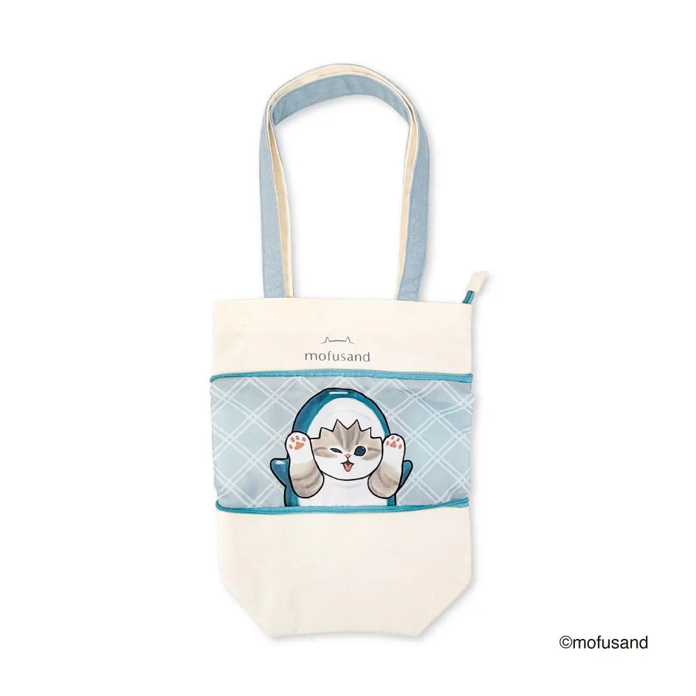 Umi no Ikimono Nyan - Expandable Tote Bag - mofusand / Samenyan