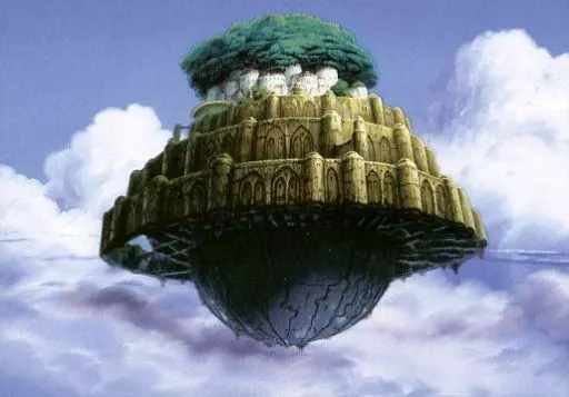 Postcard - Castle in the Sky