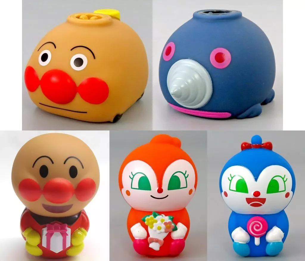 Trading Figure - Anpanman / Dokinchan & Mogurin & Cheese