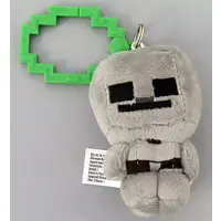 Key Chain - Plush - Plush Key Chain - MINECRAFT / Skeleton