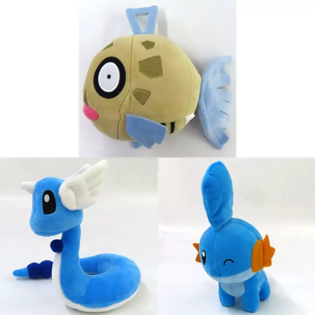 Plush - Pokémon / Mudkip & Dragonair & Feebas