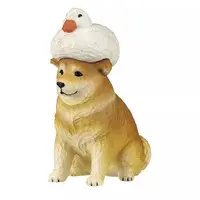 Trading Figure - Akane Wood Carving Duck and Dog