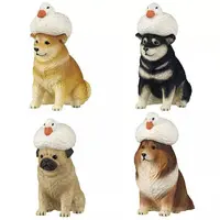 Trading Figure - Akane Wood Carving Duck and Dog