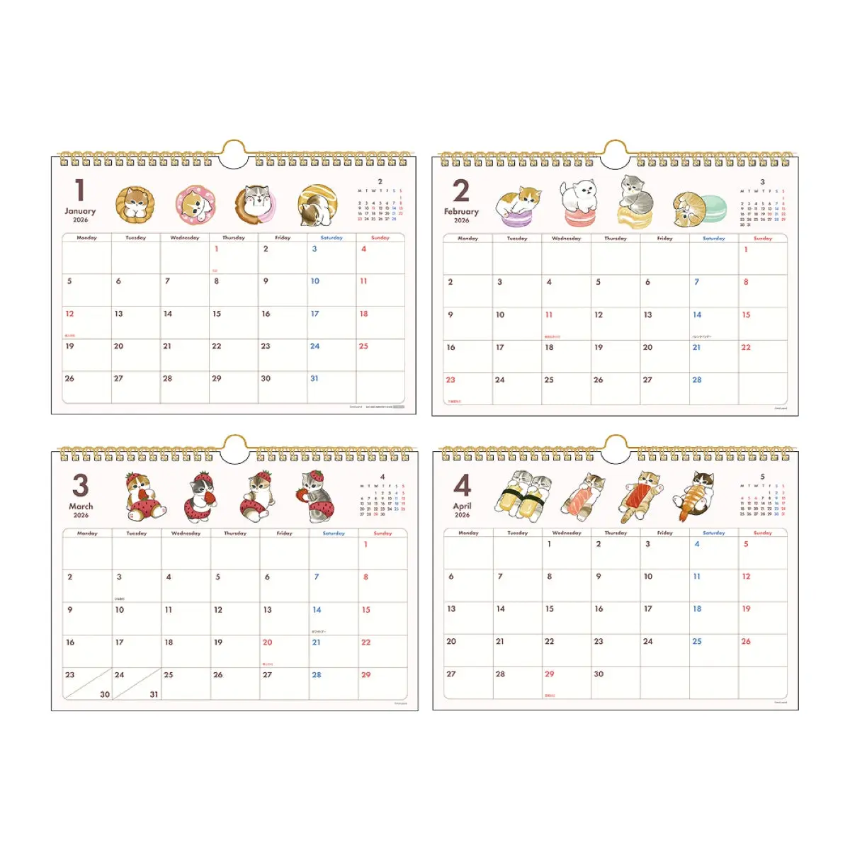 Stationery - Calendar - mofusand