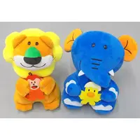 Plush - TABEKKO DOUBUTSU / Lion-kun & Monkey-kun & Elephant-kun & Chick-chan