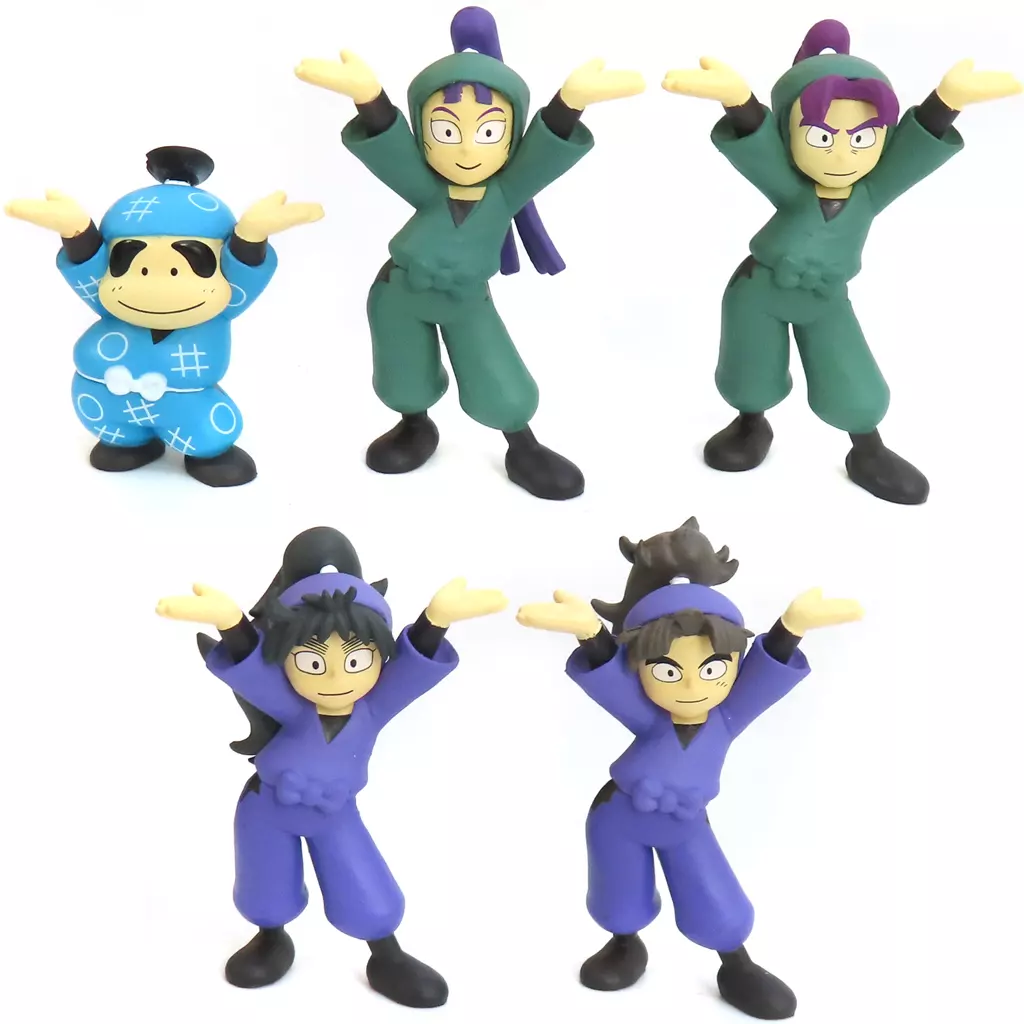 Trading Figure - Failure Ninja Rantarou / Fukutomi Shinbei & Shioe Monjirou & Tachibana Senzou