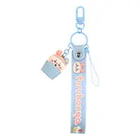 Chiikawa Hand Strap with 3D Mascot - Chiikawa / Used Bookstore (Kani-chan)
