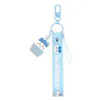 Chiikawa Hand Strap with 3D Mascot - Chiikawa / Hachiware