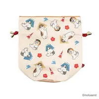 mofusand Drawstring Bag Chirimen (Local)
