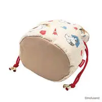 mofusand Drawstring Bag Chirimen (Local)