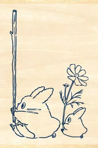 Stamp - STUDIO GHIBLI / Mid Totoro & Mini Totoro