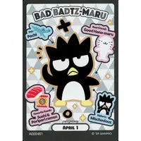 Character Card - Sanrio characters / BAD BADTZ-MARU