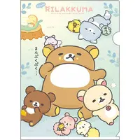 Stationery - Plastic Folder (Clear File) - RILAKKUMA