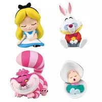 Trading Figure - Alice In Wonderland / Cheshire Cat & White Rabbit & Curious Oysters