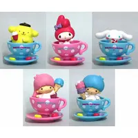 Trading Figure - Little Twin Stars / My Melody & Pom Pom Purin & Cinnamoroll