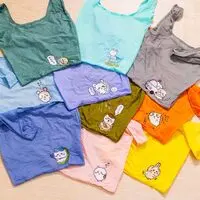 Chiikawa Eco Bag in Face Mascot - Chiikawa / Shisa