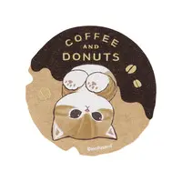 mofusand Stickers Just right for Smartphone - mofusand COFFEE AND DONUTS - mofusand