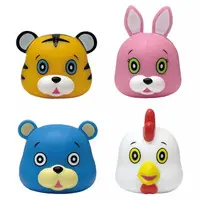 Trading Figure - Miniature Soft Vinyl Animal Mascot Head